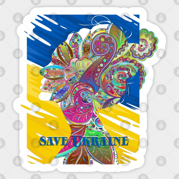 Save Ukraine Sticker by tashashimaa